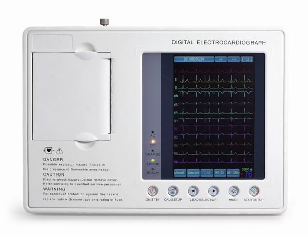 SE - 3C Цифровой трехканальный электрокардиограф с цветным экраном 